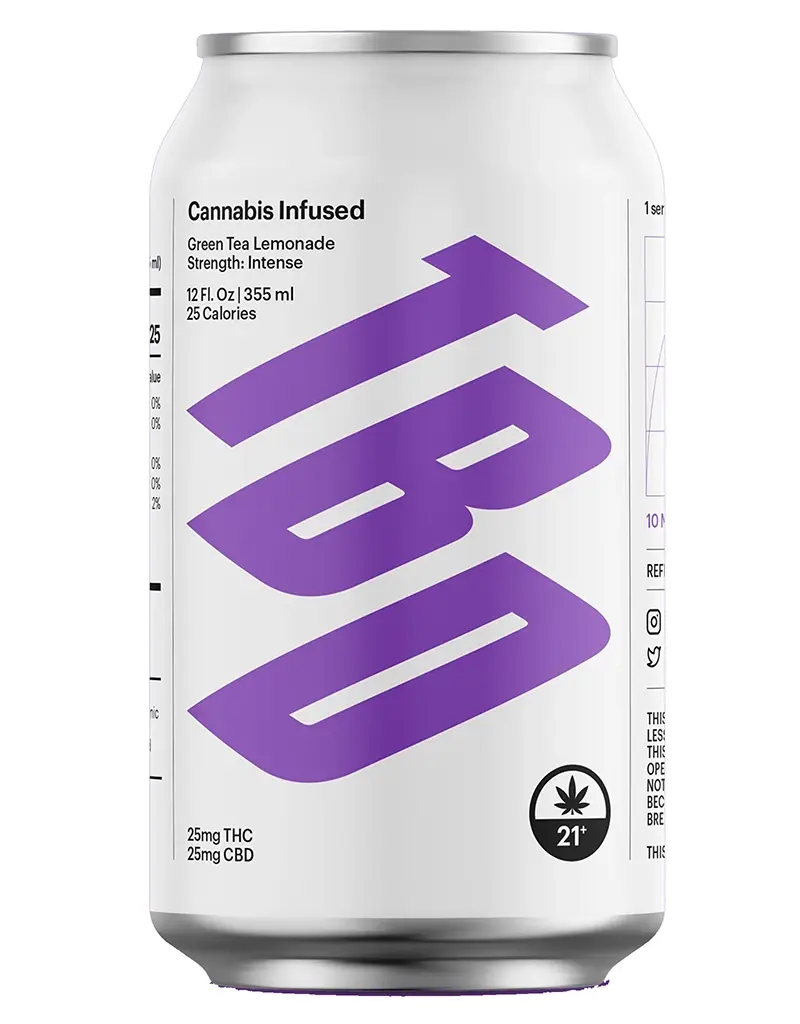 Studio TBD Cannabis Infused Green Tea Lemonade [25 THC / 25 CBD] - Single Can