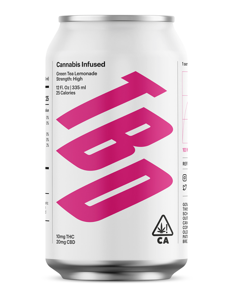 Studio TBD Cannabis Infused Green Tea Lemonade [10 THC / 20 CBD] - Pink Single Can