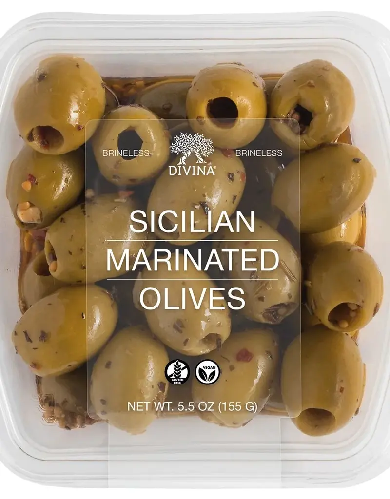 Divina® Sicilian Marinated Olives, Greece 5.5oz