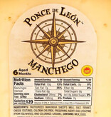 Ponce de León Manchego Cheese, Aged 6 Months, Spain 8oz