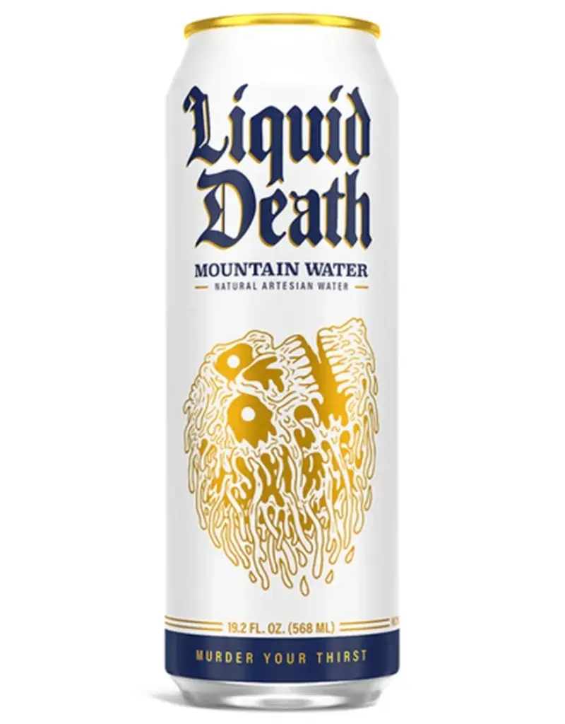 Liquid Death Mountain Natural Artesian Water - Single 19.2oz Can