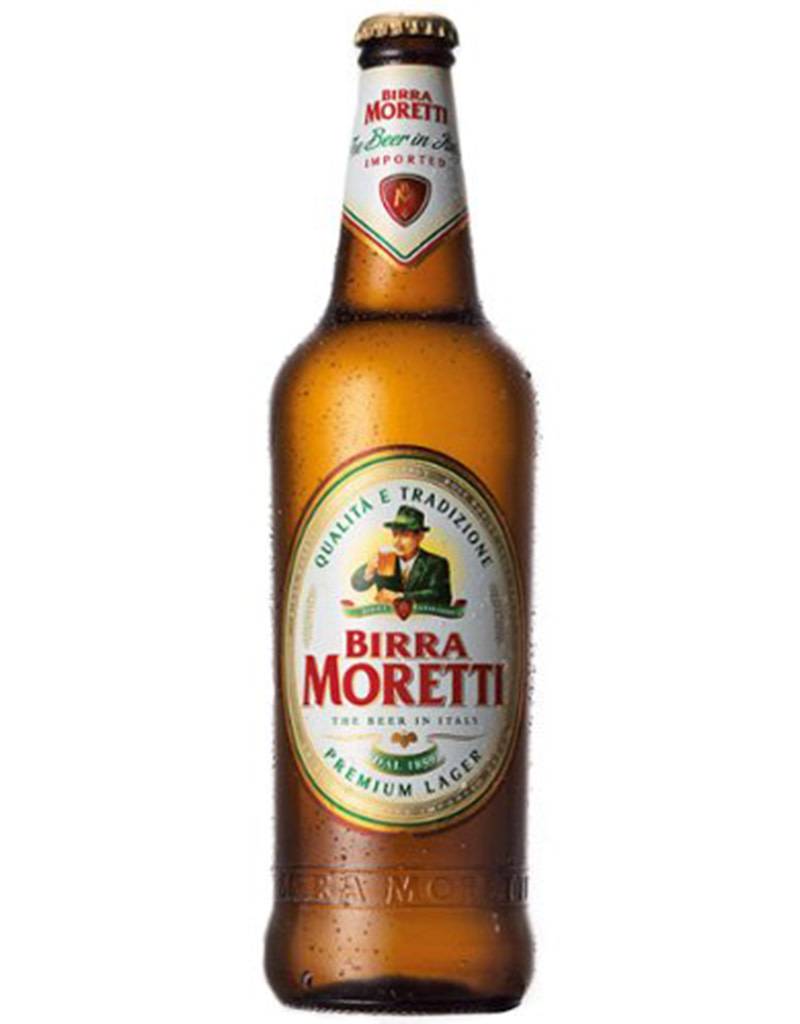 Birra Moretti Premium Lager Beer, Italy 6pk Bottles