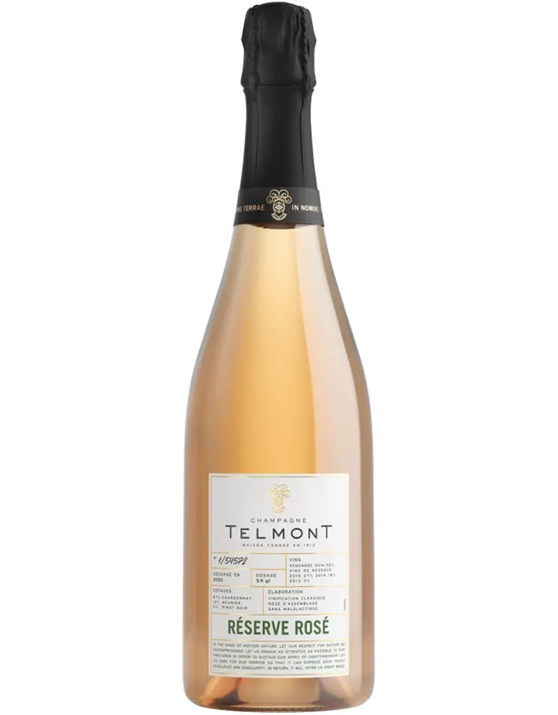 Telmont 2017 Réserve Rosé, Champagne, France