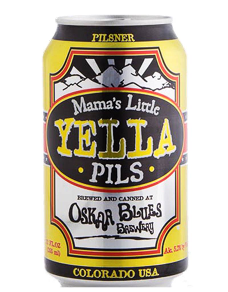 Oskar Blues Mama's Little Yella Pilsner Beer, 6pk Beer Cans