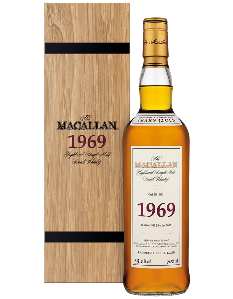 The Macallan Fine & Rare 1969 Vintage Single Malt Scotch Whisky Speyside - Highlands, Scotland