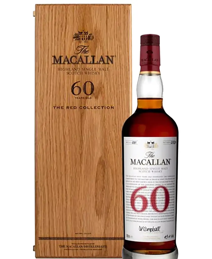 The Macallan 'The Red Collection' 60 Year Old Single Malt Scotch Whisky Speyside - Highlands, Scotland 700mL