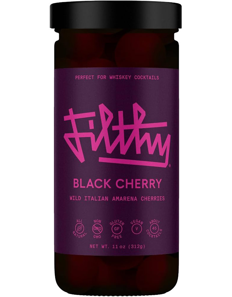 Filthy Black Cherries  - Single 8oz Jar