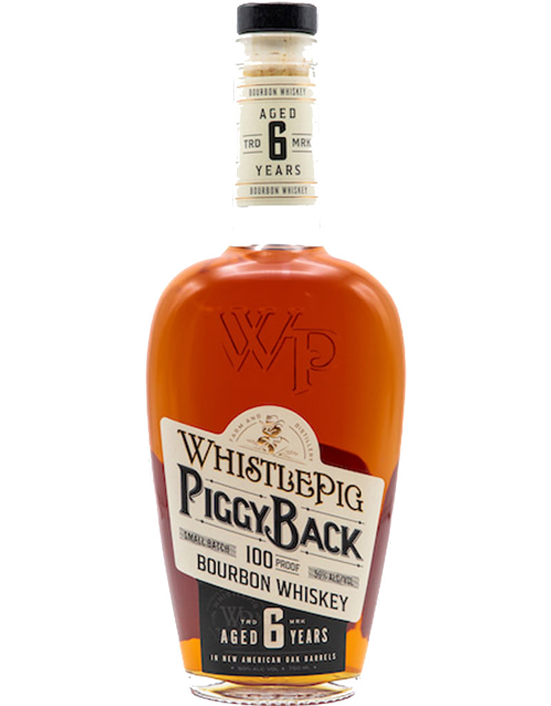 WhistlePig Distillery WhistlePig 'PiggyBack' 6 Year Old Straight Bourbon Whiskey, Vermont 1L
