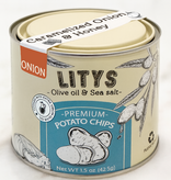 LITYS Caramelized Onion & Honey Potato Chips - Single 1.5oz Tin