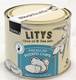 LITYS Black Truffle Potato Chips - Single 1.5oz Tin