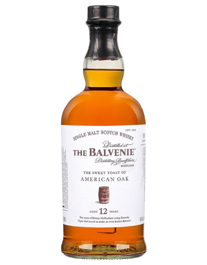 The Balvenie 'The Sweet Toast of American Oak' 12 Year Old Single Malt Scotch Whisky Speyside, Scotland