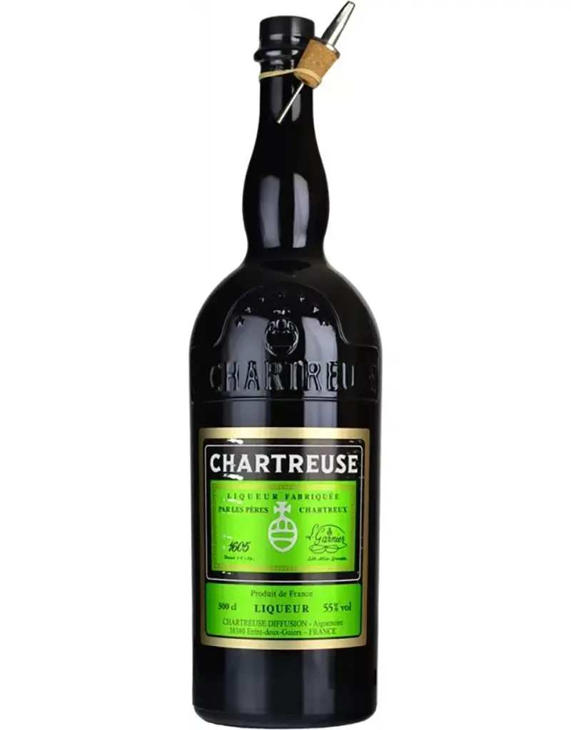 Chartreuse Chartreuse Verte Green Liqueur, Isere, France 3L
