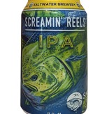 Saltwater Brewery SaltWater Brewery Screamin' Reels IPA Beer, Delray Beach, Florida - 6pk Cans