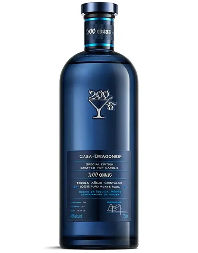 Casa Dragones Casa Dragones '200 Copas' Karol G Special Edition Tequila Añejo Cristalino, Jalisco, México