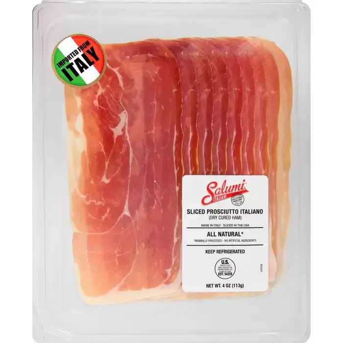 Salumi Italiani Sliced Prosciutto, Italy, 4oz