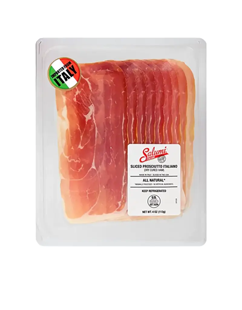 Salumi Italini Sliced Prosciutto, Italy, 4oz