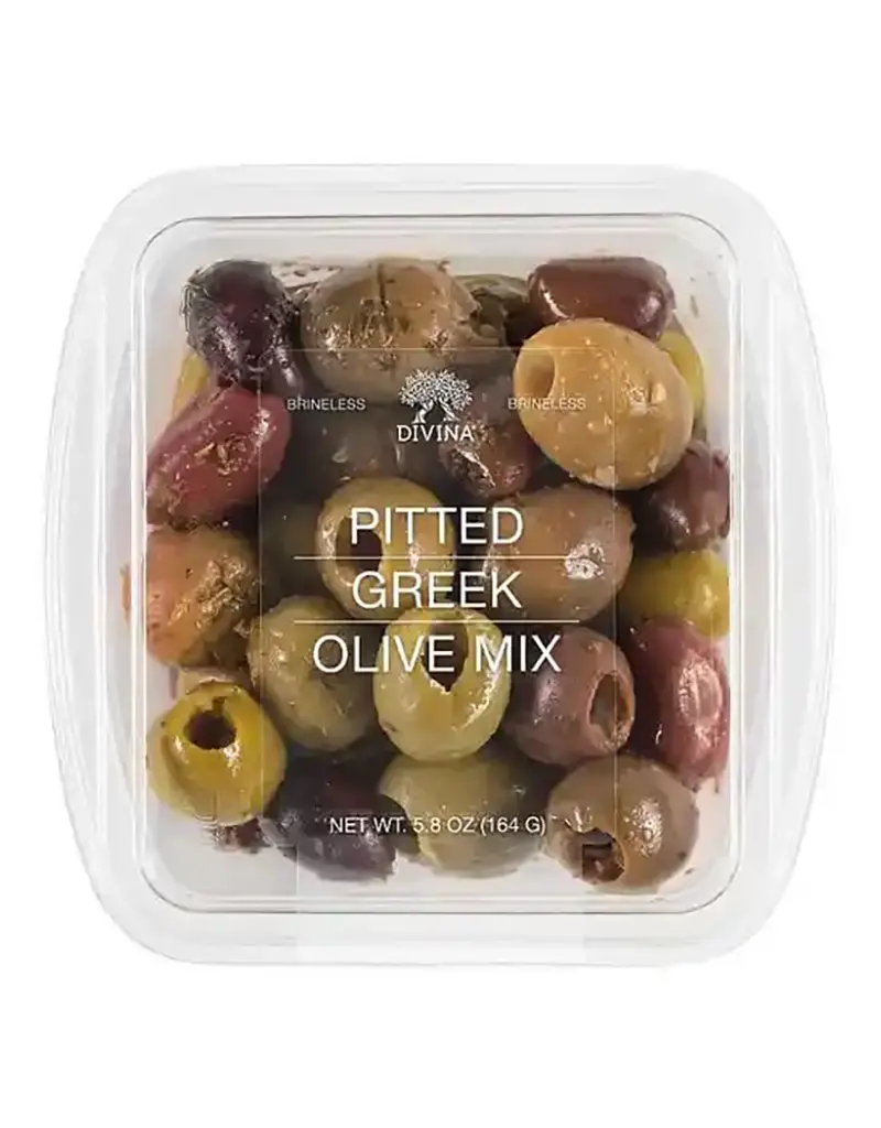 Divina Greek Mixed Pitted Olives, Greece 7.8oz