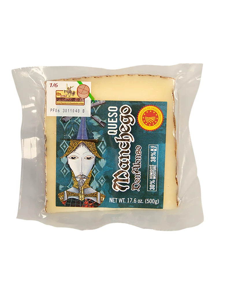 Don Alonso Queso Manchego, Spain - Single 7.05oz Wedge