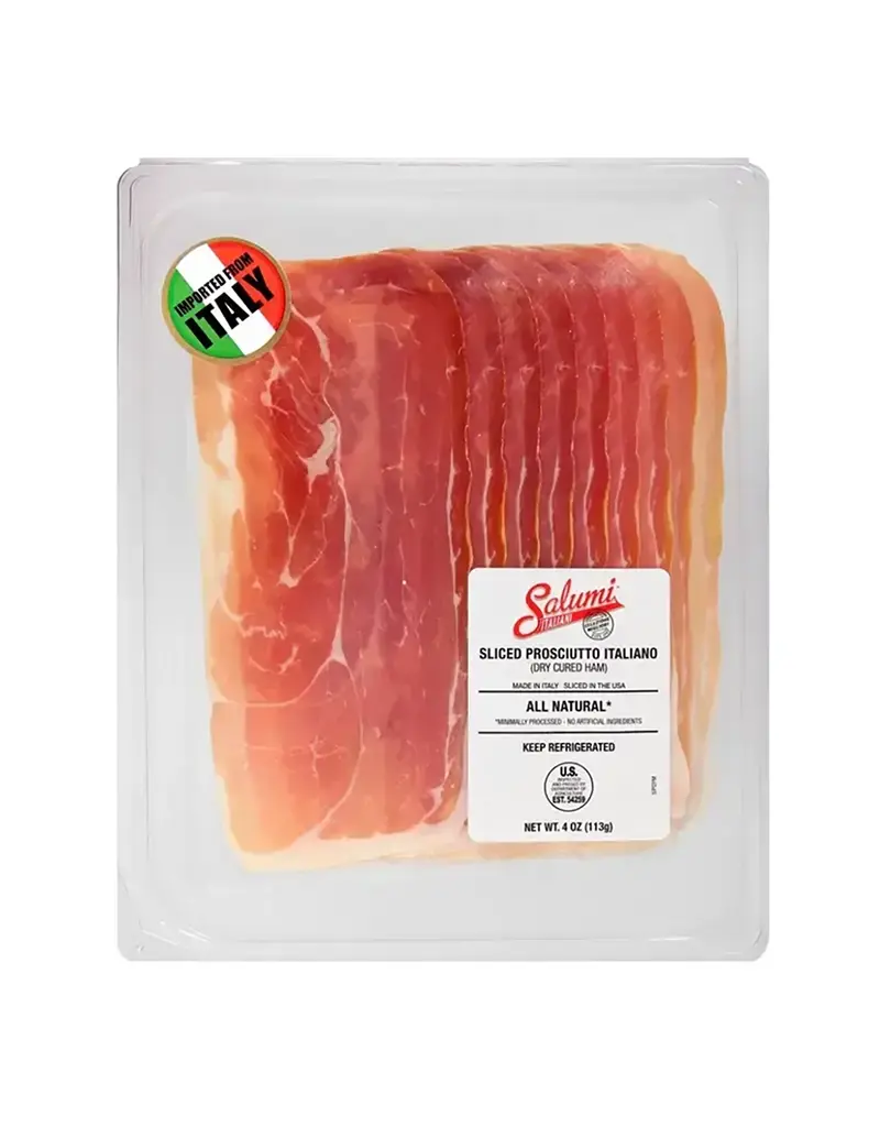 Salumi Italiani Sliced Prosciutto, Italy 4oz