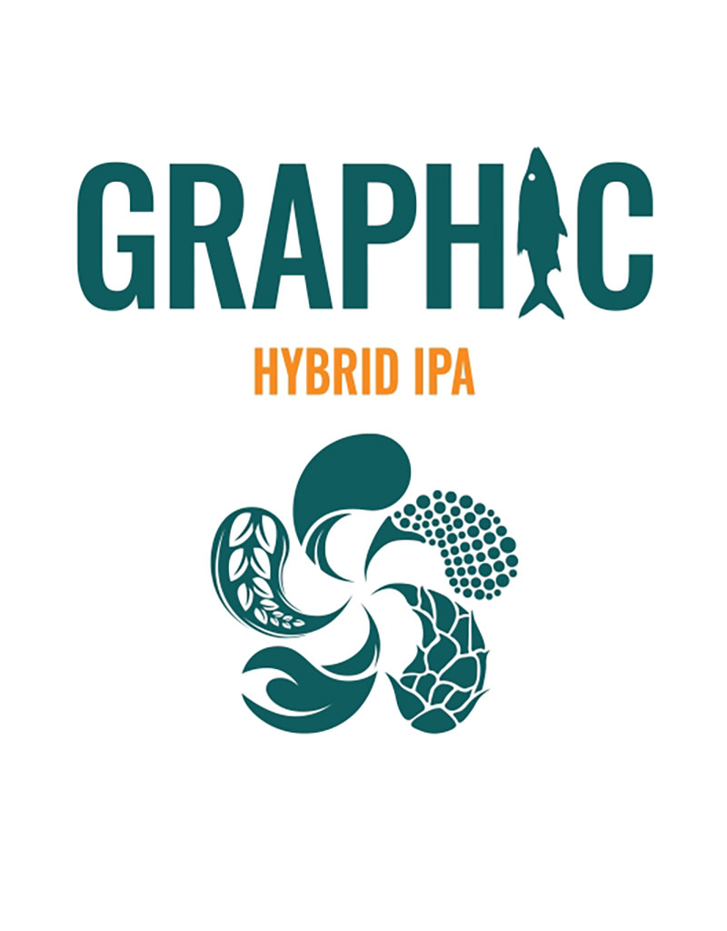 Gulfstream Brewing Co. Graphic Hybrid IPA Beer, Florida - 6pk Cans