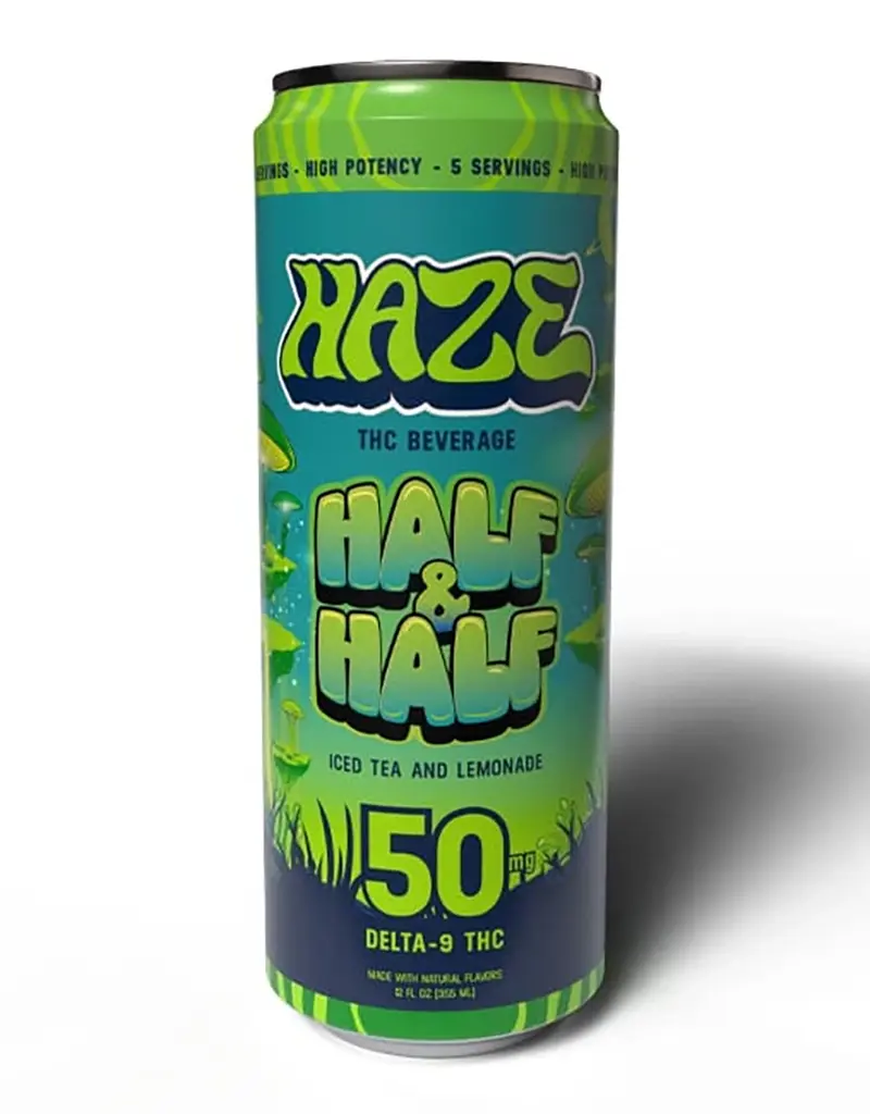 Haze Euphorics Half & Half and Lemonade Iced Tea 50mg THC Beverage, Oakland Park, Florida