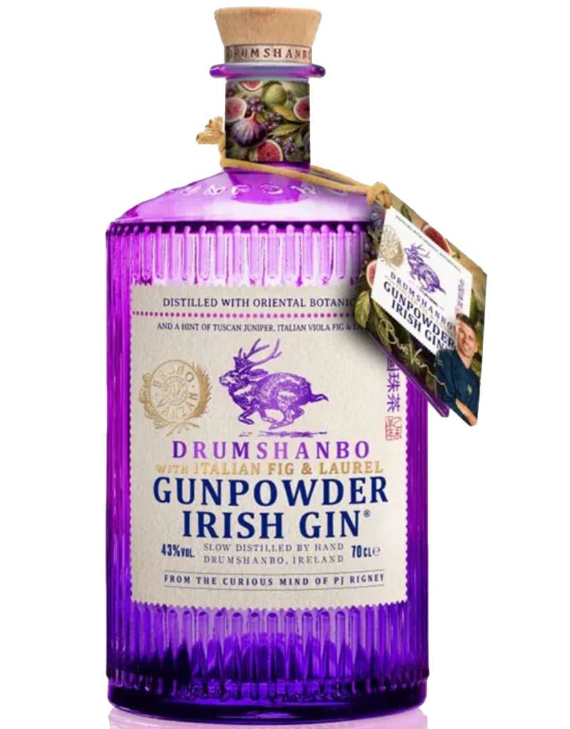 Drumshanbo Gunpowder Irish Gin with Italian Fig & Laurel, Ireland