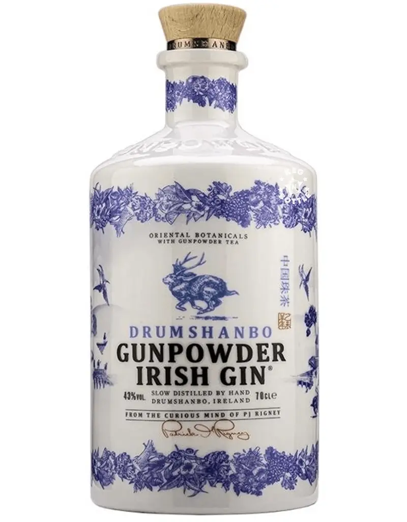 Drumshanbo Gunpowder Ceramic Bottle Irish Gin, Ireland
