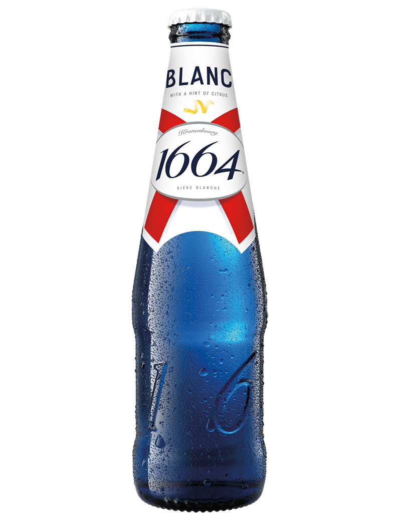 Kronenbourg 1664 Blanc Beer, France - 6pk Bottles