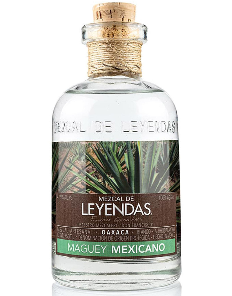 Mezcal de Leyendas 'Maguey Espadin' Mezcal Artesanal Blanco, Oaxaca, México