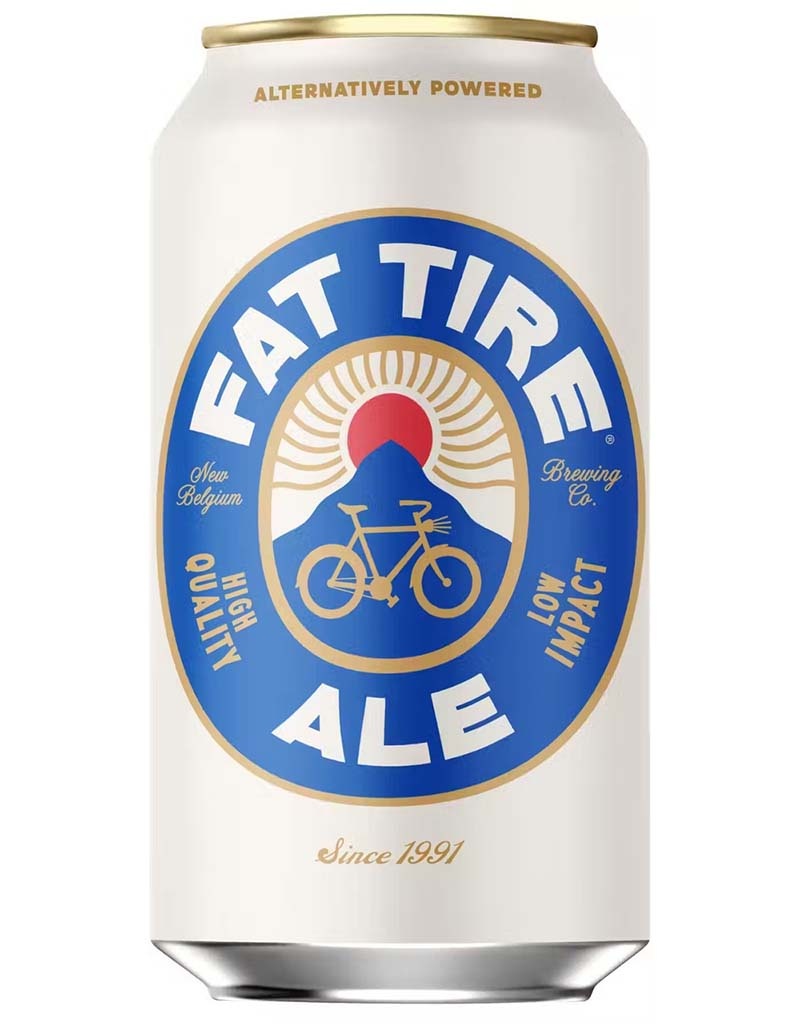 New Belgium Fat Tire Amber Ale Beer, Colorado - 6pk Cans
