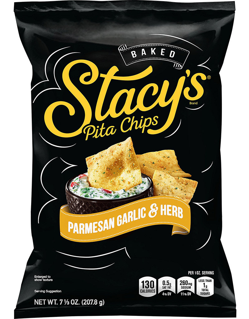 Stacy's Parmesan Garlic and Herb Pita Chips - Single Bag 7.33oz