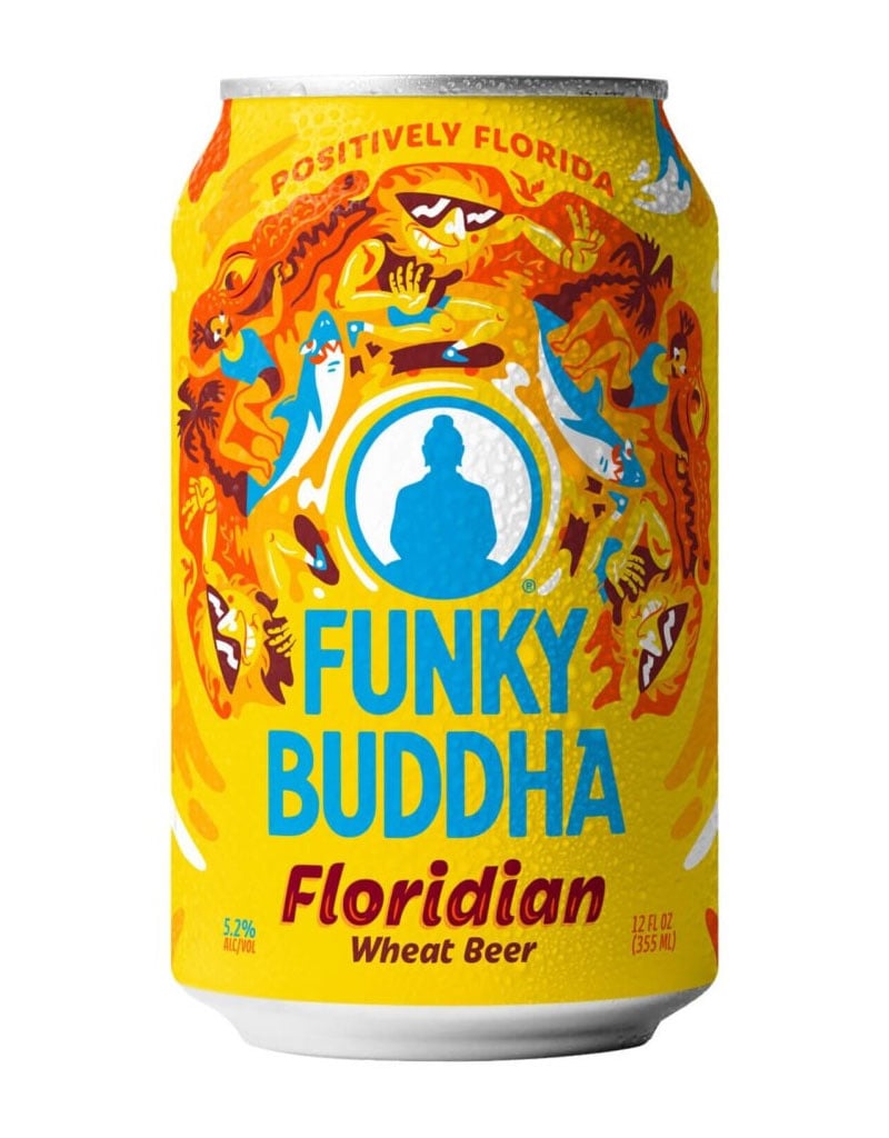 Funky Buddha Brewery 'Floridian' Hefeweizen, Tampa, Florida - 12 Pack Cans