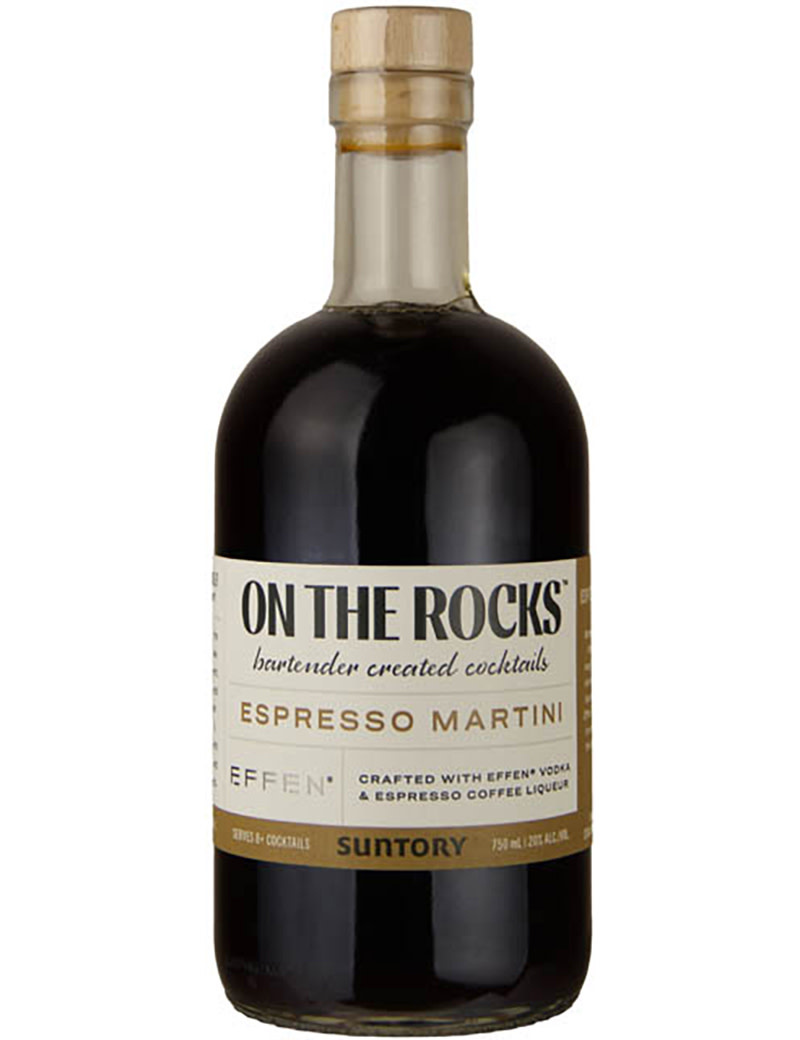 On The Rocks [OTR] Espresso Martini Cocktail with EFFEN® Vodka, Texas 375mL