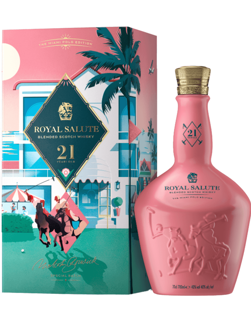 Royal Salute 'Miami Polo Edition' 21 Year Old Blended Scotch Whisky, Scotland 700mL