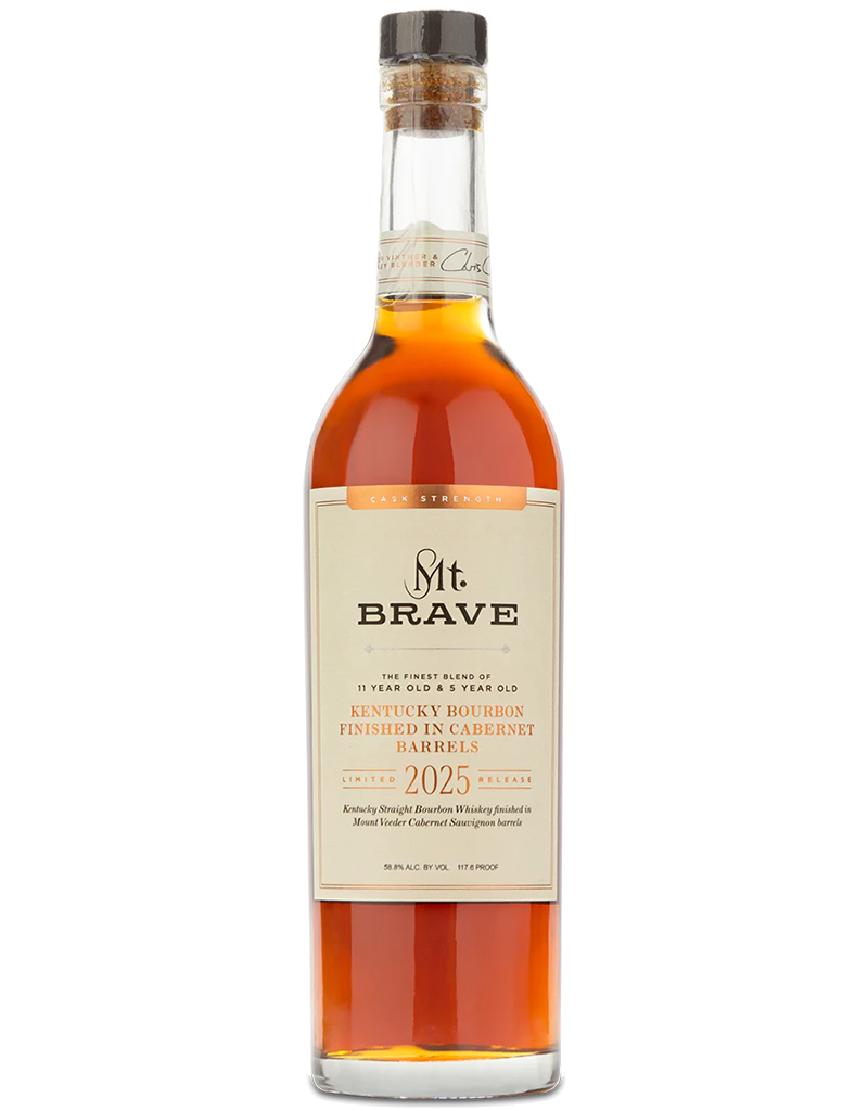 Mt. Brave 2025 Cabernet Barrel Cask Strength Kentucky Straight Bourbon Whiskey, USA