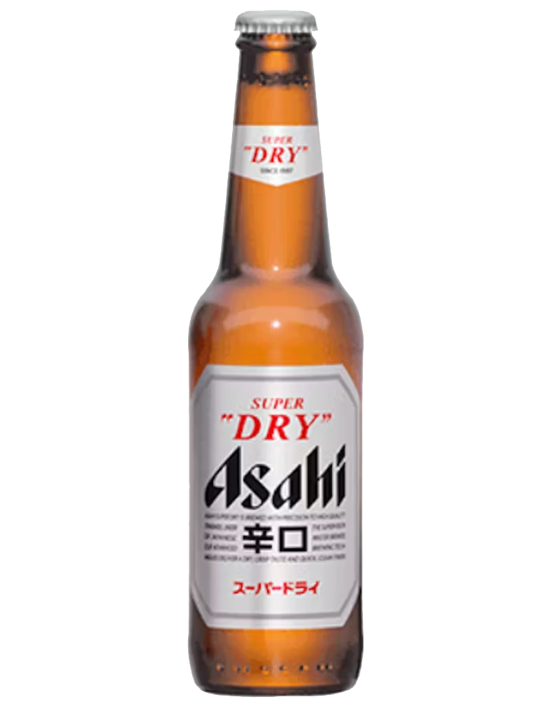 Asahi Super Dry Light Lager, Japan - 11.2oz Bottle 6pk