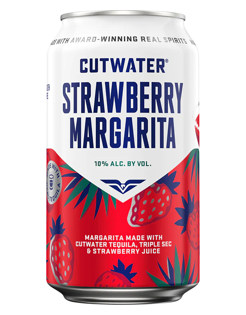 CUTWATER Tequila Strawberry Margarita - 4pk Cans