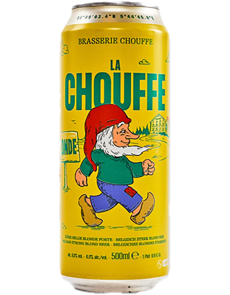La Chouffe Blonde Ale, Belgium - 16.9oz Single Can