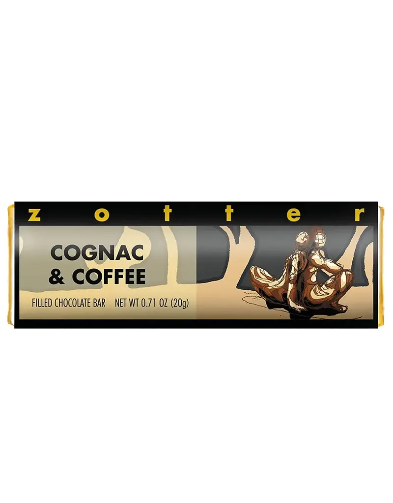 Zotter Cognac & Coffee Chocolate Bar .71 oz - Austria