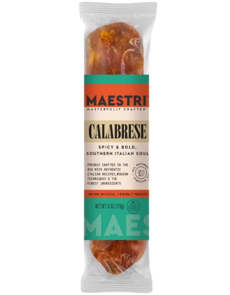 MAESTRI Calabrese Italian Sausage, Italy - 6oz