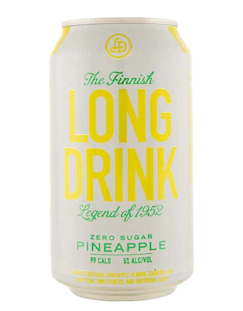 The Long Drink Co. 'The Finnish Long Drink Zero Sugar Pineapple' Cocktail, USA