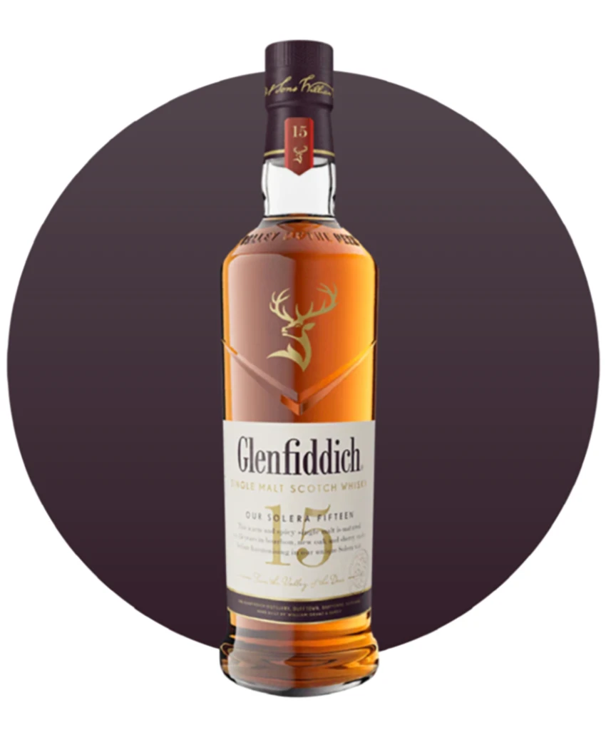 Glenfiddich Glenfiddich 15 Year Old, Solera Single Malt Scotch Whisky, Scotland
