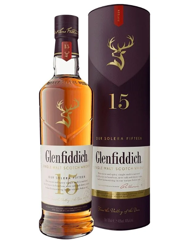 Glenfiddich Glenfiddich 15 Year Old, Solera Single Malt Scotch Whisky, Scotland