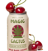 Magic Cactus Wild Black Cherry Sparkling Water with THC, Scottsdale, Arizona - 4pk Cans