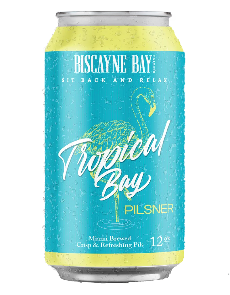 Biscayne Bay Brewery 'Tropical Bay Pilsner' Beer, Miami - 6pk Cans