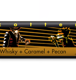 Zotter 70% Dark Chocolate Whiskey + Caramel + Pecan Bar, Austria - 2.47oz Single Bar