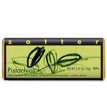 Zotter Pistachios Milk Chocolate Bar, Austria - 2.47oz Single Bar