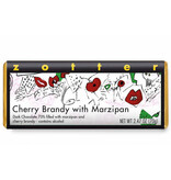 Zotter Cherry Brandy with Marzipan 70% Dark Chocolate Bar, Austria - 2.47oz Single Bar