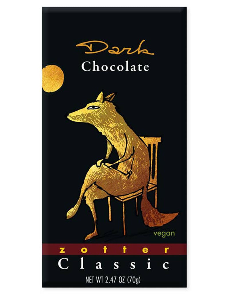 Zotter 70% Dark Chocolate Classic Bar, Austria - 2.47oz Single Bar