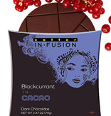 Zotter In-Fusion Blackcurrant in Cacao 70% Dark Chocolate Bar, Austria - 2.47oz Single Bar